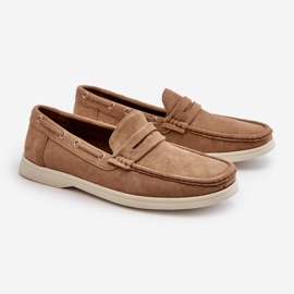 Miesten Eco Moccasins Beige Rivanell 1