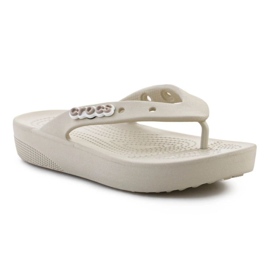 Crocs Classic Platform Flip 207714-2Y2 varvastossut beige 1