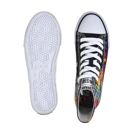 Naisten tennarit - 30. Pol 'and'Rock x Big Star OO274A700 - Ennakkotilaa musta 1