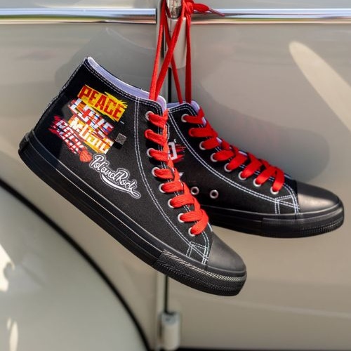 Miesten korkeat tennarit - 30. Pol 'AND'ROCK X Big Star OO174801 - Ennakkomyynti musta 2