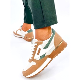 Naisten urheilulenkkarit, valkoinen ja beige 3