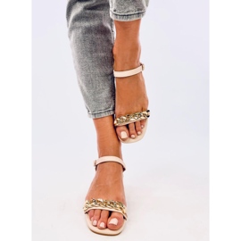 Daphne Beige matalakorkoiset sandaalit 1