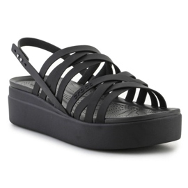 Crocs Brooklyn Strappy Lowwdg sandaalit 206751-001 musta 1