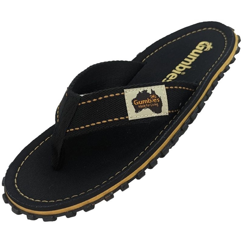 Gumbies Islander Flip-Flops Klassiset varvastossut GU-FFISL117 musta 2