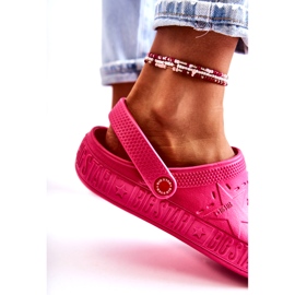 Naisten kevyet tossut Kroks Big Star II275007 Fuksia vaaleanpunainen 4