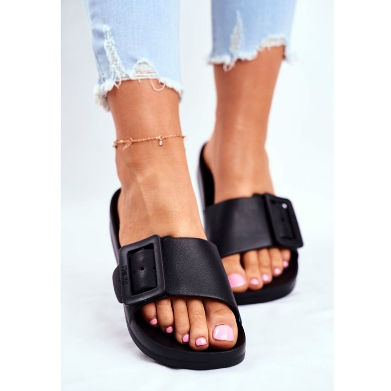 Naisten tossut Big Star soljella musta FF274A389 2