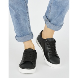 Naisten klassiset mustat urheilukengät 1