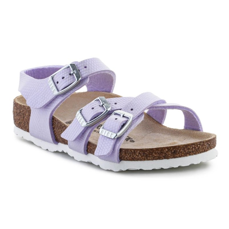 Birkenstock Kumba Shiny Lizard sandaalit 1026907 violetti 1