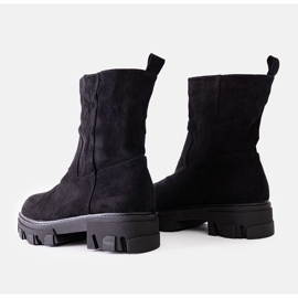 Eleonira mustat mokkanahkaiset nilkkurit 1