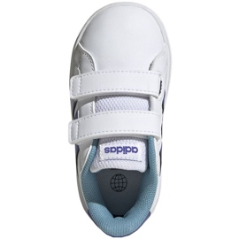 Adidas Grand Court Lifestyle Hook and Loop HP8919 -kengät valkoinen 1