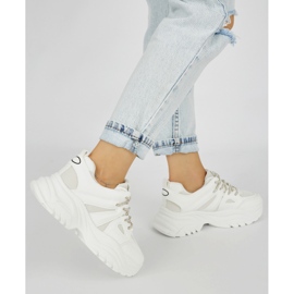 Naisten valkoiset lenkkarit valkoinen 2