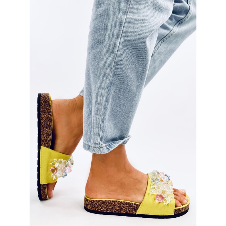 Korkkivarvastossut Malivin vihreillä kivillä vihreä 2