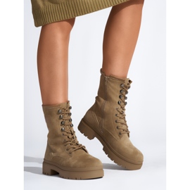 Ruskeat nauhalliset naisten nilkkurit 1