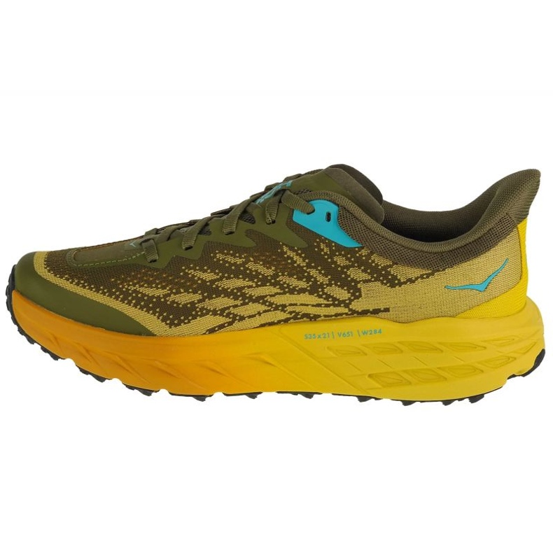 Hoka Speedgoat 5 kengät 1123157-APFR keltainen 1