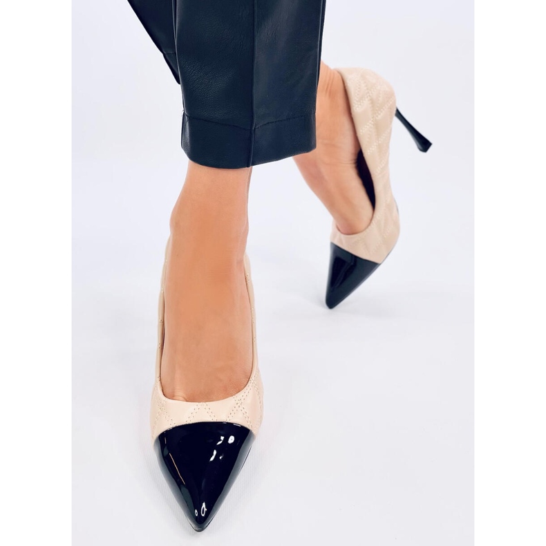 Chanelkikikiki Sheltoni Beige korkokengät 1