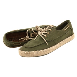 Miesten nauhalliset espadrillit Big Star NN174055 Khaki vihreä 3