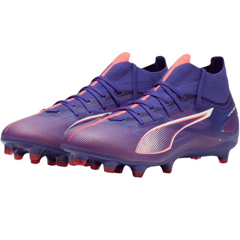 Puma Ultra 5 Match+ FG/AG 107686 01 jalkapallokengät violetti 1