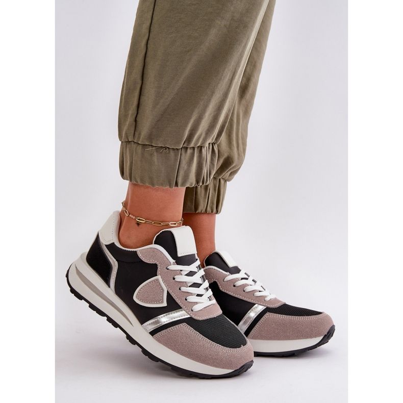 Naisten tennarit Glitter Black Velanielalla musta 1