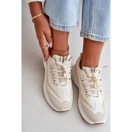 Urheilukengät Eco Leather Sneakers Beige Verilisse 1