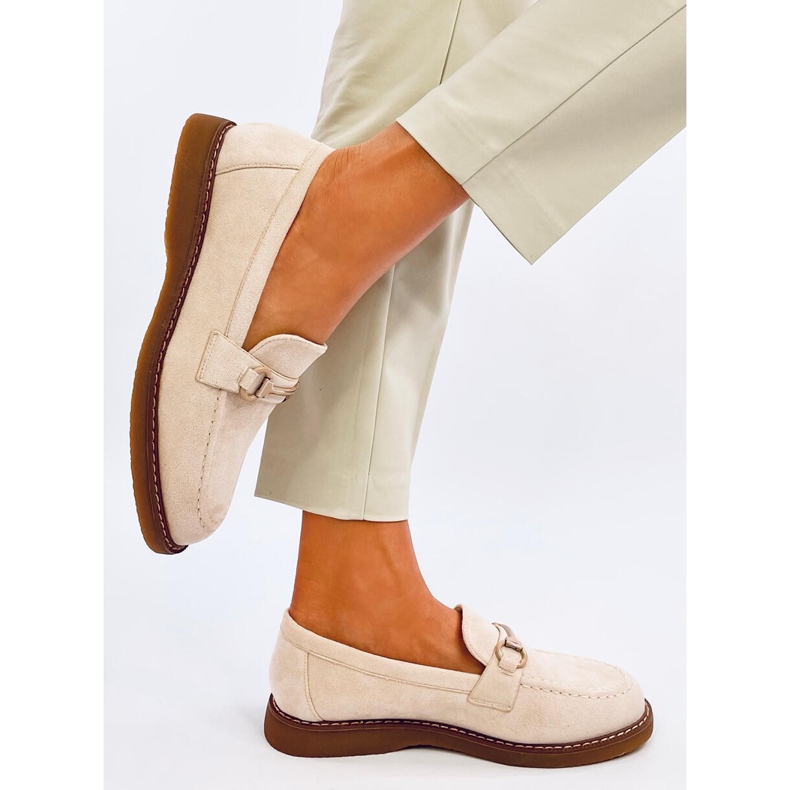 States Beiget naisten mokkanahkaiset mokasiinit 2