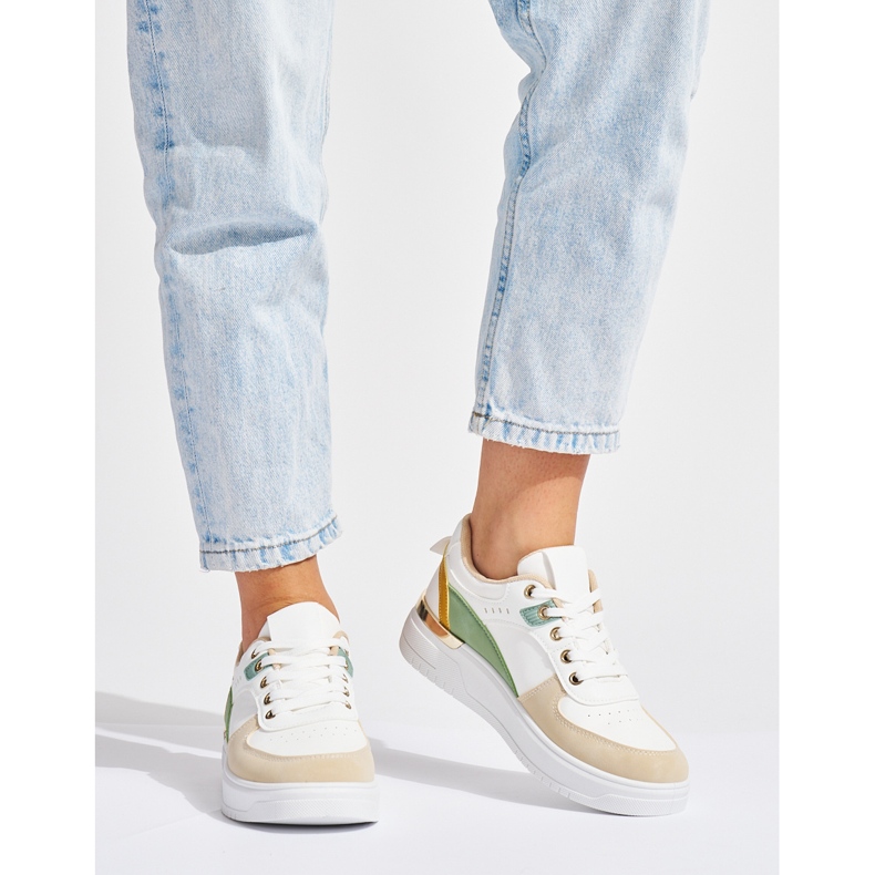 Naisten moniväriset urheilujalkineet monivärinen 2