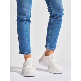 Naisten valkoiset lenkkarit valkoinen 2