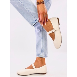 Rotaro Khaki -balettihousut hihnalla beige 2