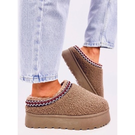 Lyhyet lumisaappaat Lamb Khaki -värillä ruskea 1