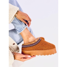 Lyhyet lumisaappaat Lamb Camelilla ruskea 1