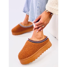 Lyhyet lumisaappaat Lamb Camelilla ruskea 2