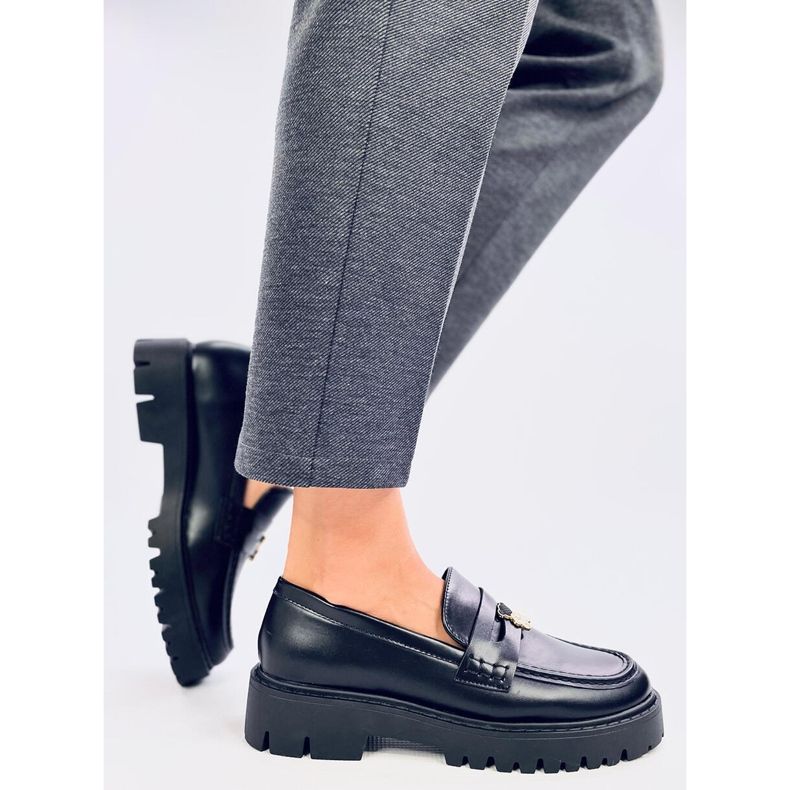 Rimet Black platform mokasiinit musta 2