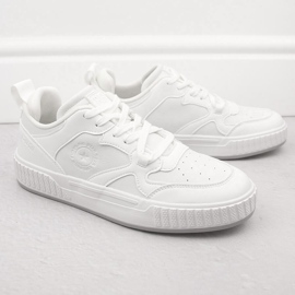 Miesten valkoiset urheilukengät Big Star OO174003 valkoinen 2