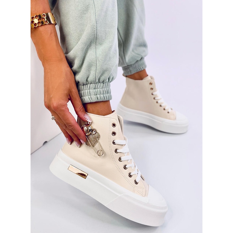 Arenas Beiget korkeat lenkkarit hakaneulalla 2