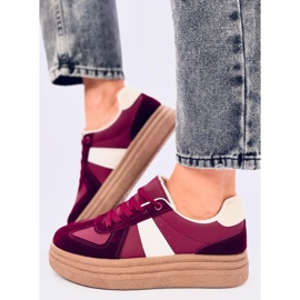 Belmont Wine korkeapohjaiset lenkkarit punainen 2