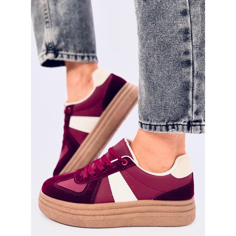 Belmont Wine korkeapohjaiset lenkkarit punainen 2