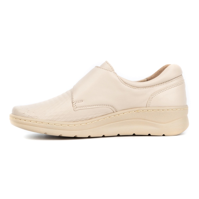 WASAK Naisten nahkalenkkarit 0539W, kerma beige 1