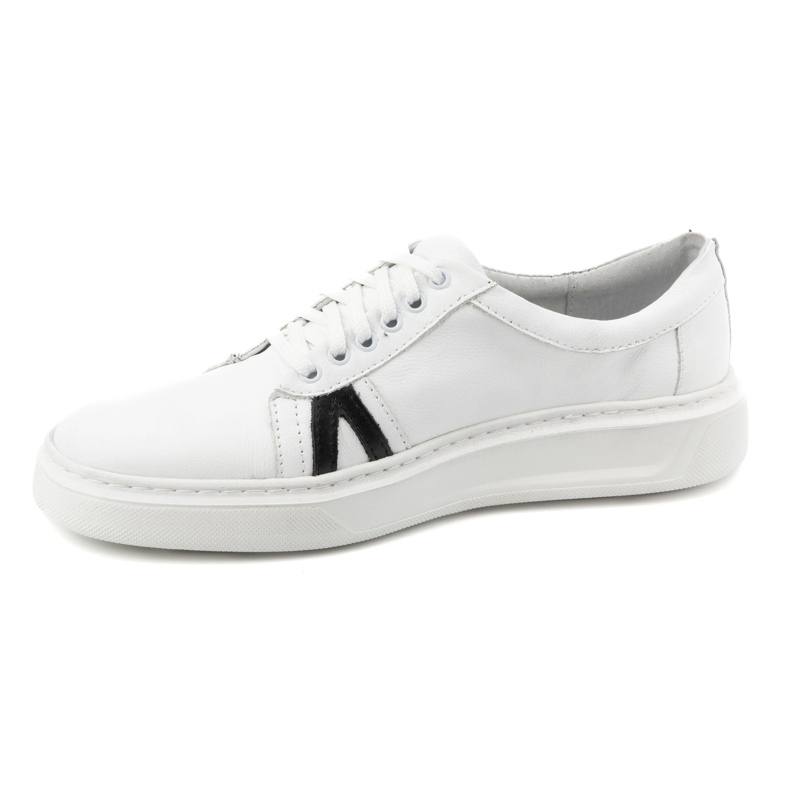 KOMODO Miesten vapaa-ajan nahkakengät 910/2 valkoinen 1