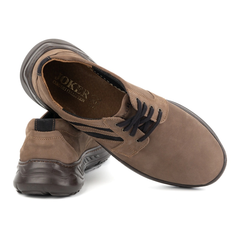 JOKER Sport Style miesten kengät Malli 895J Ruskea 1