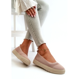 News Naisten Slip-on Platform tennarit, vaaleanpunainen 3