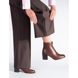 Ruskeat Sergio Leonen korkeakorkoiset nilkkurit 2