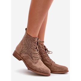 Naisten nilkkurit, joissa on kuviollinen ruskea S.Barski HY66-136 1