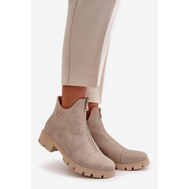 Eristetyt naisten nilkkurit, joissa on kulumia, eko-nahkaa, kulta Verietta kultainen 1