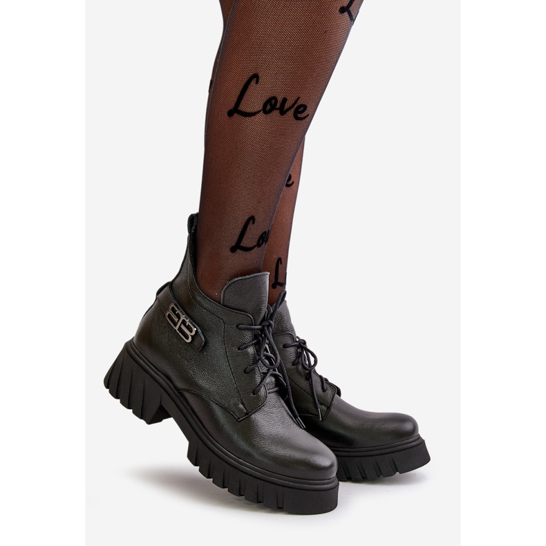 Zazoo 60483 Naisten matalat nahkasaappaat, eristetty, musta 1