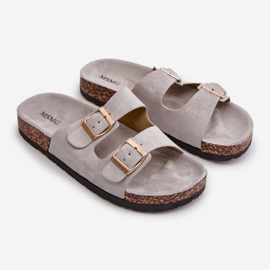 Naisten Cortina Grey Slip-On sandaalit harmaa 1