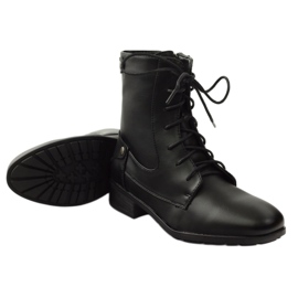 Työntekijöiden saapikkaat Filippo-vetoketjussa musta 3