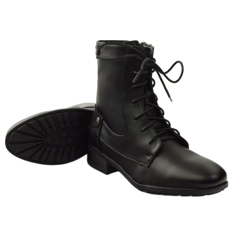 Työntekijöiden saapikkaat Filippo-vetoketjussa musta 3