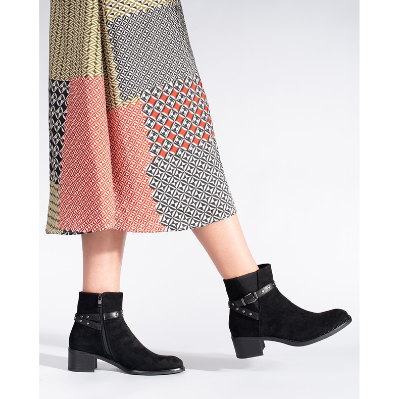 Sergio Leonen mokkanahkaiset matalakorkoiset nilkkurit musta 1