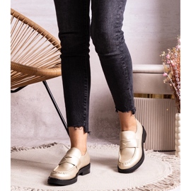 Kultaiset tyylikkäät Élodie-loaferit kultainen 1