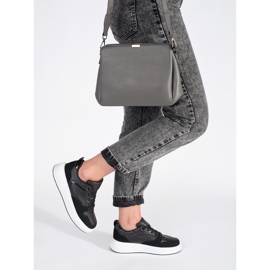 Naisten mustat tennarit, joissa paksu pohja 1