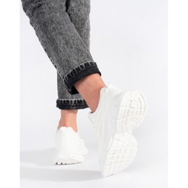 Valkoiset lenkkarit paksulla pohjalla valkoinen 2